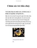 Chăm sóc trẻ tiêu chảy