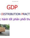 Báo cáo: Thực hành tốt phân phối thuốc