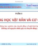 Bài giảng Cơ học lý thuyết: Chương 3 - Huỳnh Vinh