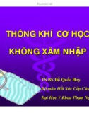 THÔNG KHÍ CƠ HỌC KHÔNG XÂM NHẬP - TS.BS Đỗ Quốc Huy