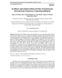 Synthesis and antimicrobial activities of hydrazones derived from 4-hydroxy-3-nitrobenzaldehyde