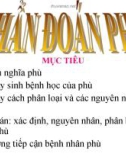 Chẩn đoán bệnh phù