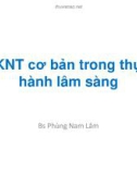 Bài giảng TKNT cơ bản trong thực hành lâm sàng