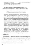 Double burden of malnutrition in 6–14 year old students: A cross-sectional study in Thai Nguyen City