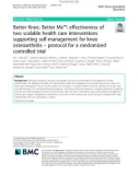 Better Knee, Better Me™: Effectiveness of two scalable health care interventions supporting self-management for knee osteoarthritis – protocol for a randomized controlled trial