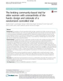 The knitting community-based trial for older women with osteoarthritis of the hands: Design and rationale of a randomized controlled trial