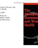 The Menopause, Hormone Therapy, and Women's Health