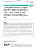 A protocol for a multicentre, randomised, double-blind, placebo-controlled trial to compare the effect of annual infusions of zoledronic acid to placebo on knee structural change and knee pain over 24 months in knee osteoarthritis patients – ZAP2