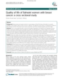 Quality of life of Bahraini women with breast cancer: A cross sectional study