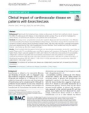 Clinical impact of cardiovascular disease on patients with bronchiectasis