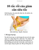 10 rắc rối của giảm cân siêu tốc