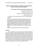 Phân vùng môi trường phục vụ nội dung bảo vệ môi trường trong quy hoạch tỉnh Thừa Thiên Huế