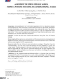 Đánh giá tình trạng stress của điều dưỡng, hộ sinh Bệnh viện Đa khoa Thống Nhất năm 2023
