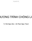 Bài giảng Chương trình chống lao - TS. Trần Ngọc Bửu