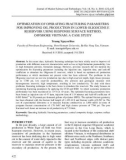 Optimization of operating fracturing parameters for improving oil production in lower oligocene e reservoir using response surface method, offshore vietnam: A case study