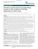 Prevalence and risk factors for periprosthetic fracture in older recipients of total hip replacement: A cohort study