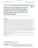 Diagnosis of acute kidney injury and its association with in-hospital mortality in patients with infective exacerbations of bronchiectasis: Cohort study from a UK nationwide database