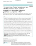 The preventive effect of sensorimotor- and vibration exercises on the onset of Oxaliplatin- or vinca-alkaloid induced peripheral neuropathies - STOP