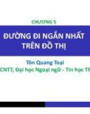 Bài giảng Lý thuyết đồ thị: Chương 5 - Tôn Quang Toại