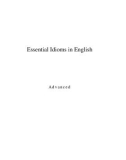 Essential idoms in english