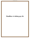 Headlines và những quy tắc