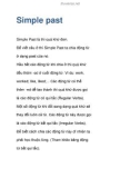 Simple past