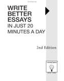 Write better essays in just 20 minutes a day part 1