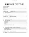 TABLES OF CONTENTS