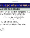 Bài giảng Toán kinh tế 1: Chương 4 - ThS. Nguyễn Ngọc Lam