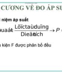 Bài giảng Đại cương về đo áp suất