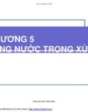 Xử lý nước cấp chương 5: Lắng nước trong xử - Ths Lâm Vĩnh Sơn