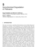 Chemical Degradation Methods for Wastes and Pollutants - Chapter 5