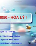 Bài giảng Hóa lý 1: Chương 4.3 và 4.4 - Nguyễn Thị Tuyết Mai