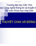 Bài giảng Lý thuyết chia và đồng dư