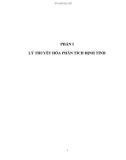 Giáo trinh Hóa phân tích Phần một - Lý thuyết hóa phân tích định tính