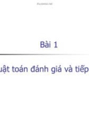 Bài giảng Cơ sở toán học – Bài 1: Thuật toán đánh giá và tiếp cận