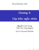 Bài giảng Toán trong công nghệ: Chương 5 - Nguyễn Linh Trung, Trần Thị Thúy Quỳnh