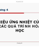 Bài giảng Hiệu ứng nhiệt của các quá trình hóa học