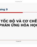 Bài giảng Tốc độ và cơ chế phản ứng hóa học