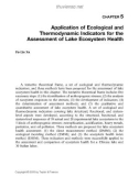 Handbook of Ecological Indicators for Assessment of Ecosystem Health - Chapter 5