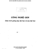 Giáo trình Công nghệ gen: Phần 1