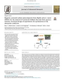 Magnetic activated carbon nanocomposite from Nigella sativa L. waste (MNSA) for the removal of Coomassie brilliant blue dye from aqueous solution: Statistical design of experiments for optimization of the adsorption conditions