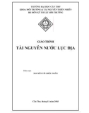 Giáo trình Tài nguyên nước lục địa - Nguyễn Võ Châu Ngân