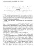 A computational study on structure and stability of nitrogen-doped titanium clusters TinN (n = 1-10)