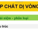 Bài giảng môn Hóa hữu cơ: Hợp chất dị vòng