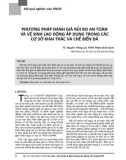 Phương pháp đánh giá rủi ro an toàn và vệ sinh lao động áp dụng trong các cơ sở khai thác và chế biến đá