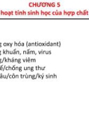 Bài giảng Hợp chất thứ cấp thiên nhiên - Chương 5: Xác định hoạt tính sinh học của hợp chất tự nhiên