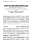 Synthesis, characterization and biological activity of mixed ligand chelates of Ni(II) with pyridoxalthiosemicarbazone and dipeptides