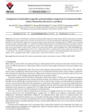 Comparison of antioxidant capacities and antioxidant components of commercial bitter melon (Momordica charantia L.) products