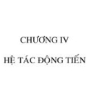 Mô hình hóa môi trường-05 hệ tác động tiến